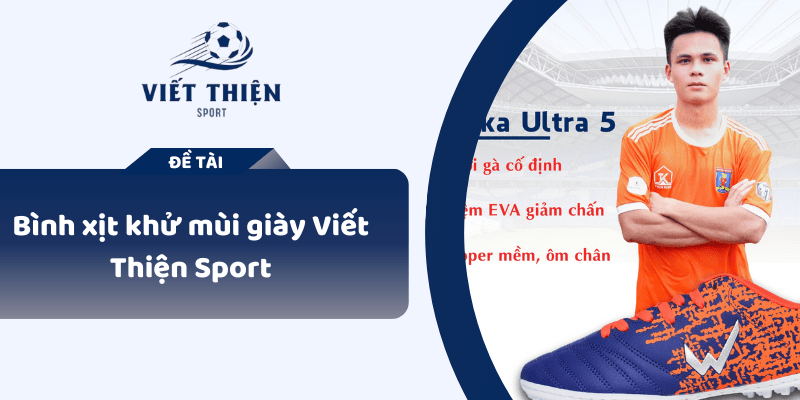 Bình xịt khử mùi giày Viết Thiện Sport